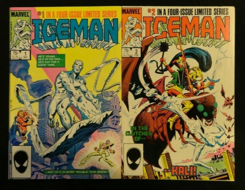 Iceman #1-4 Complete Series First Full App. of Oblivion Lot of 4 VF 1 2 3 4