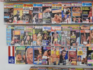 Huge Lot 100+ Vintage Wrestling Magazines W/ Flair, Rock, Hulk, Macho Man+ NICE!