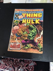 Marvel Feature #11 (1973) Thing vs. Hulk! Affordable-grade! VG+ Wow!