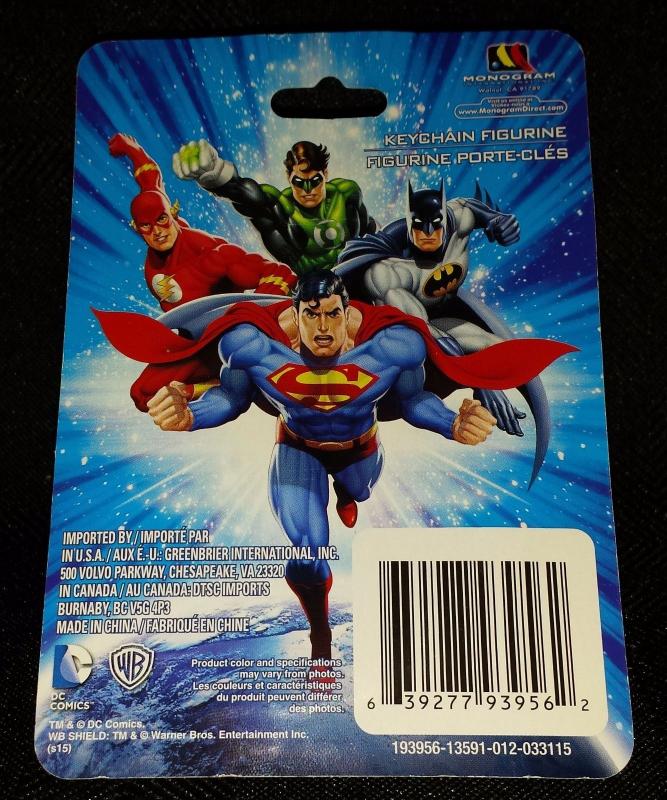 Batman Defensive Pose Keychain Figurine (DC Comics/Monogram) - New!