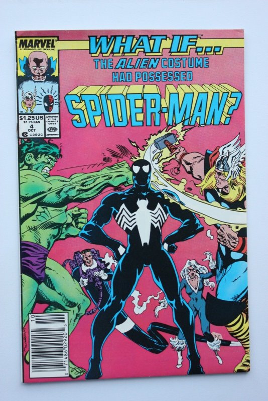 What if...? #4 (1989) Spider-Man Newsstand NM