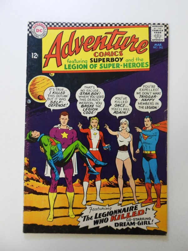 Adventure Comics #342 (1966) FN/VF condition