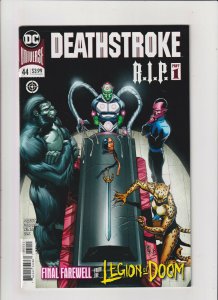 Deathstroke #44 VF/NM 9.0 DC Comics 2019 R.I.P. Legion of Doom