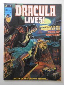 Dracula Lives #10 (1975) Lord of Vampires! Beautiful VF Condition!