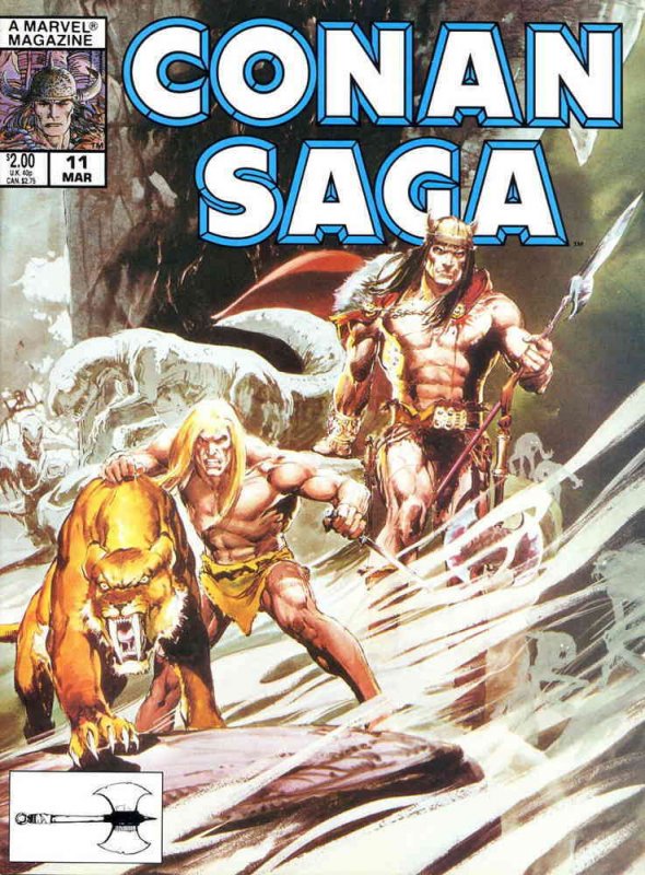 Conan Saga #11 VG ; Marvel | low grade comic Ka-Zar