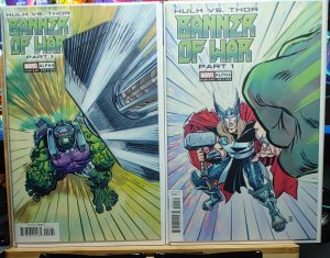 Hulk Vs Thor Banner Of War Alpha (2022) Cover E & Cover F set of 2 {NM}