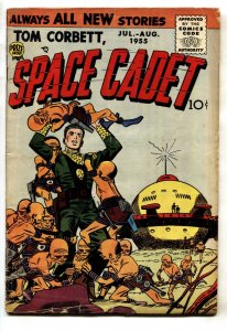 Tom Corbett, Space Cadet Vol. 2 #2 1955- slying saucer cover comic book