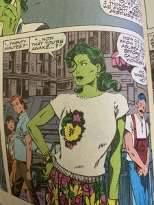 (1989) SENSATIONAL SHE HULK #8 Pre-internet girl/boyfriend wandering eye meme!