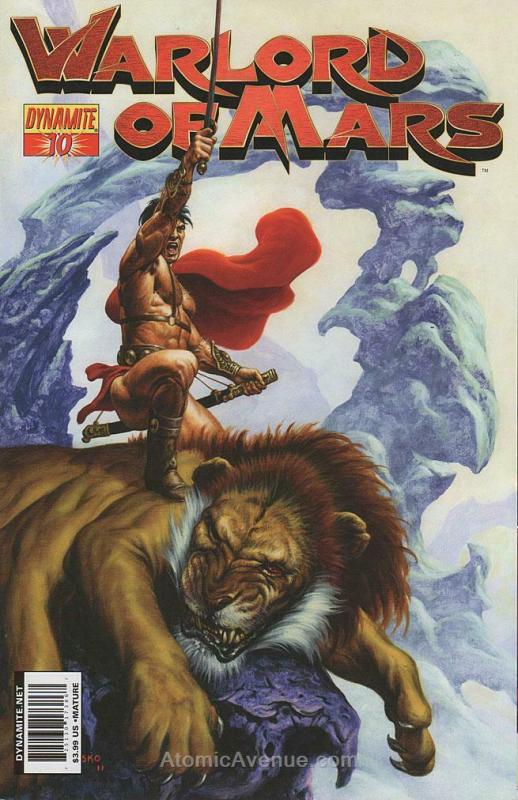 Warlord of Mars #10A VF/NM; Dynamite | save on shipping - details inside