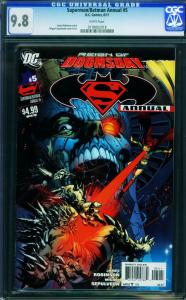 SUPERMAN/BATMAN ANNUAL #5-CGC 9.8-DOOMSDAY-White pages- 0178002018