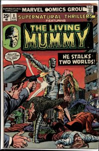 Supernatural Thrillers #8 (1974) The Living Mummy [Key Issue]