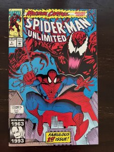 Spider-Man Unlimited #1 Marvel 1993 NM 9.4 Maximum Carnage Begins here