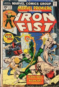 Marvel Premiere #22 (1975) Iron Fist