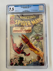 Amazing Spider-Man #17 CGC 7.5 - 2nd Appearance Green Goblin Marvel (1964)