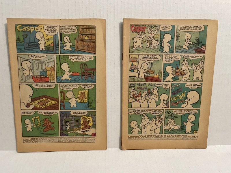 Casper The Friendly Ghost  #58 And 59 Vol. 1 No Covers