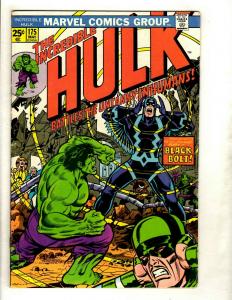 7 Incredible Hulk Marvel Comic Books # 173 174 175 177 178 179 184 Warlock GK3