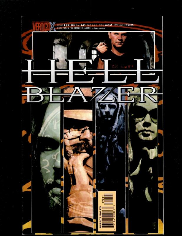 Lot of 12 Hellblazer Comics #185 186 187 188 189 190 191 192 193 194 195 196 CE3