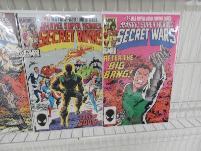 Marvel Super Heroes Secret Wars #1-12 (1984) High Grade Complete Set! NM- AVG!!