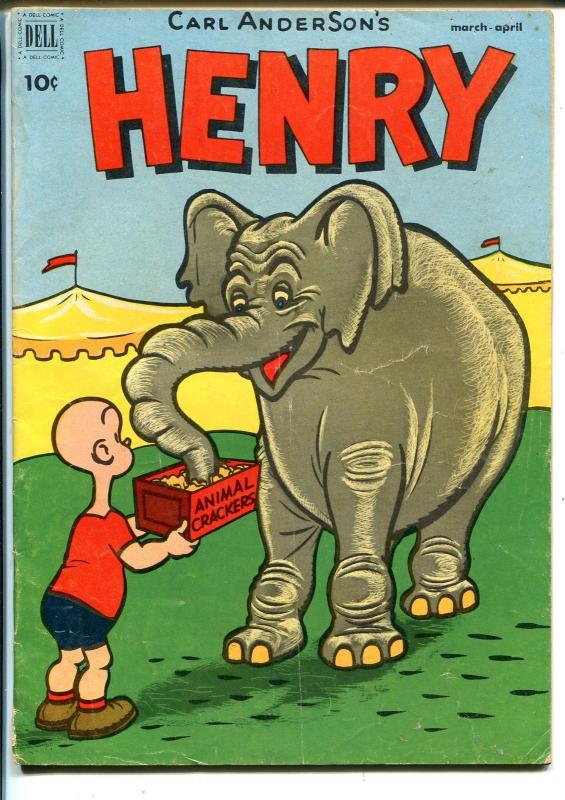 Henry #24 1952-Dell-elephant cover-Carl Anderson art-G