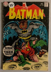 Batman #209 15 cent sticker over 12 cent cover price 4.0 (1969)