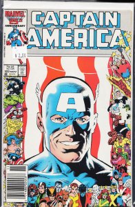 Captain America #323 (1986) Captain America [Key Issue]