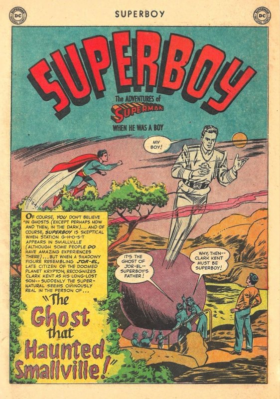 SUPERBOY #20 (Jun1952) 4.0 VG  52 pages! 3 big stories! Curt Swan! Gardner Fox!