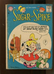 SUGAR & SPIKE #6 (3.0) MINE RUNS AWAY! 1957