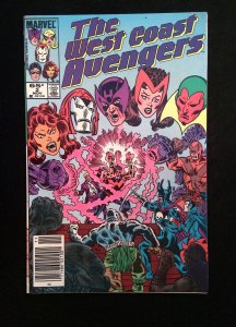 Avengers West Coast #2  MARVEL Comics 1985 VF NEWSSTAND