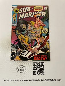 Prince Namor The Sub-Mariner # 42 VF Marvel Comic Book Avengers Hulk 9 SM14