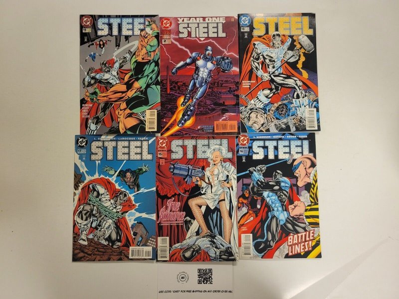 6 Steel DC Comic Books #15 16 17 18 29 2 Annual 19 TJ16