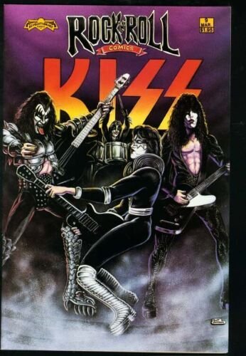 ROCK 'N' ROLL COMICS #9-KISS-1990-GENE SIMMONS-RARE VF/NM 