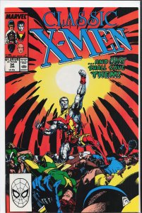 Classic X-Men #34 (1989) X-Men