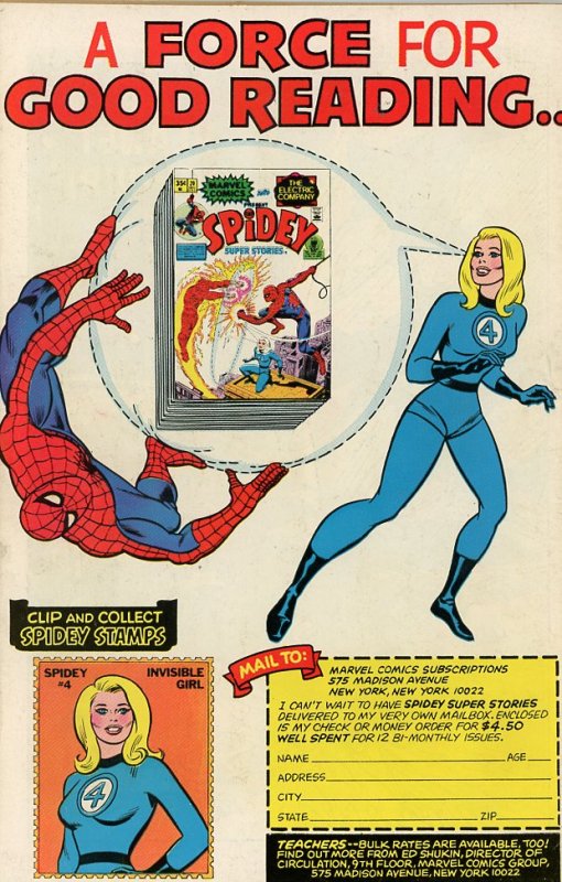 Spidey Super Stories 20 1976 VG