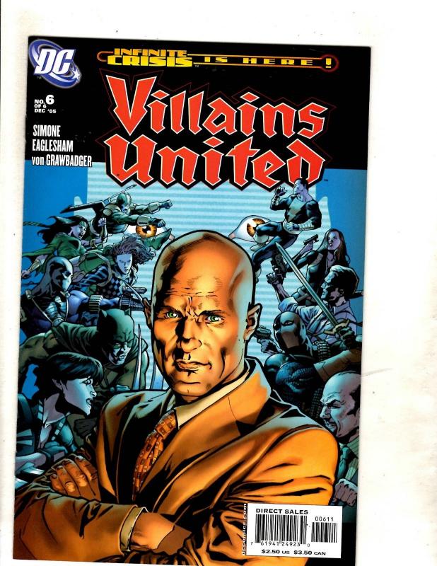 14 DC Comics Villians United # 1 2 3 4 5 6 1 + OMAC Project # 1 2 3 4 5 6 1 CJ10
