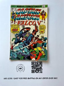 Captain America # 181 VG Marvel Comic Book Avengers Falcon Hulk Thor Wasp 1 J887