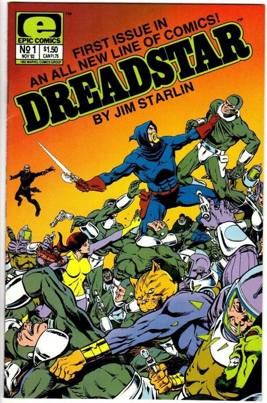 DREADSTAR (1982 EPIC/FIRST) 1 VF Nov. 1982