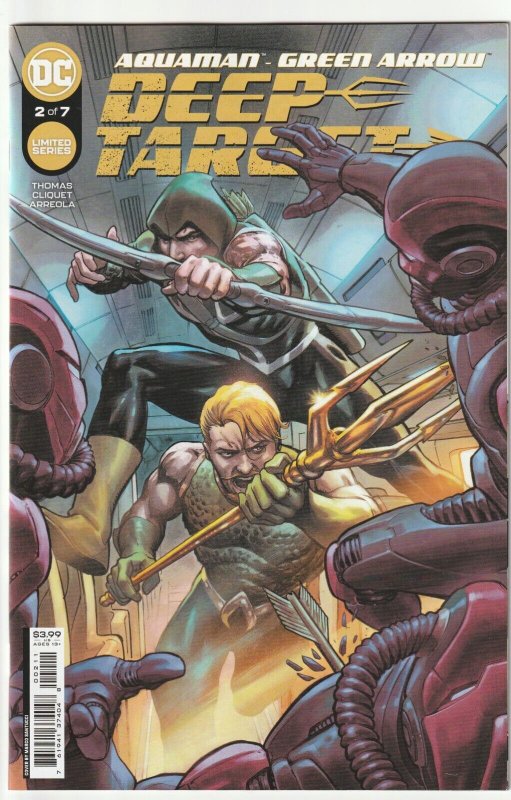 Deep Target: Aquaman & Green Arrow # 2 Cover A NM DC [H7]