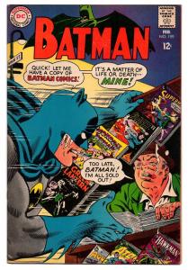 Batman #199 (Feb 1968, DC) - Very Fine/Very Fine-