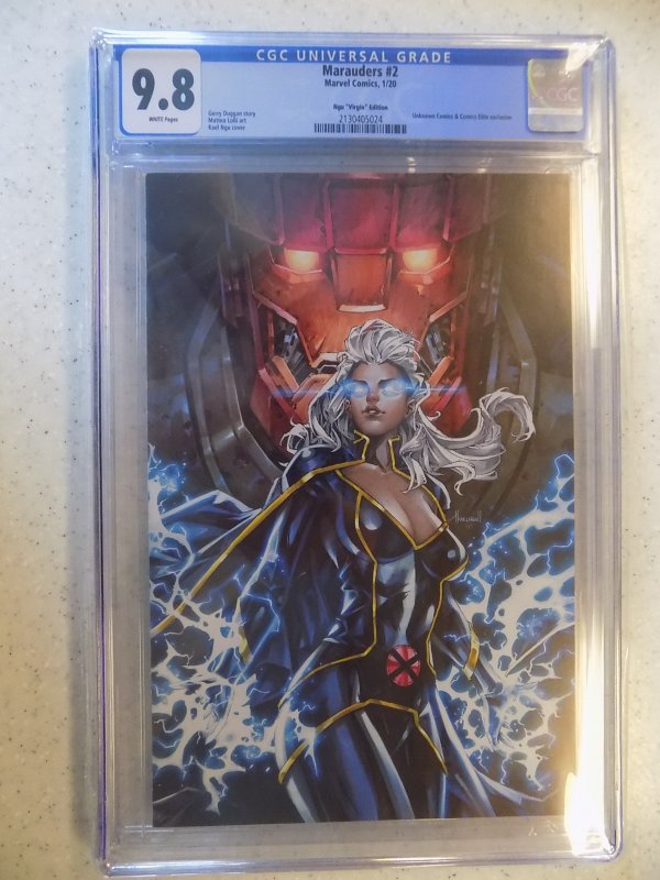 MARAUDERS # 2 NGU VIRGIN COMIC ELITE UNKNOWN EXCLUSIVE CGC 9.8.