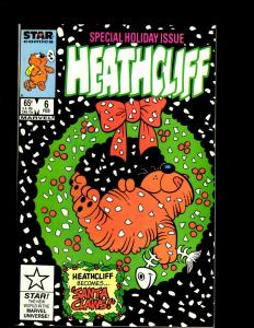 Lot of 12 Heathcliff! Marvel Comic Books #1 2 3 4 6 7 8 9 11 13 16 17 J344