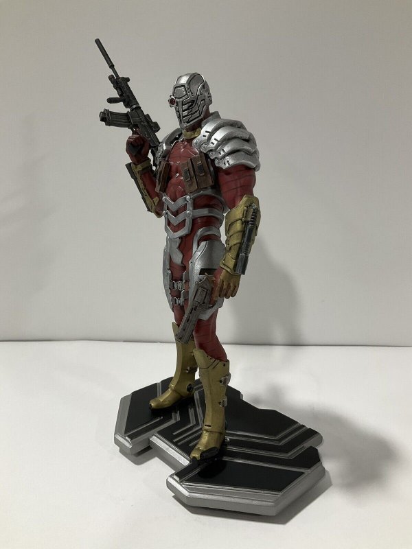 DC COMICS ICONS DEADSHOT STATUE DAVID GIRAUD LMTD 326/5200 W/BOX  