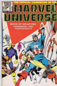 Official Handbook of the Marvel Universe #15 ORIGINAL Vintage 1984
