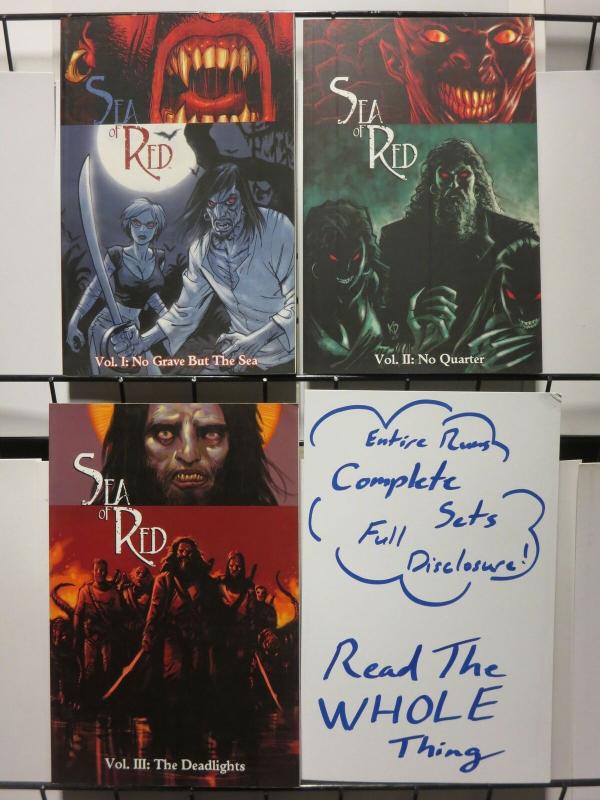 SEA OF RED TPB (2005 IMAGE) vol.1-3  the complete set!