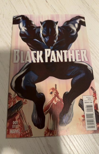 Marvel Comics BLACK PANTHER (2016) #1 ALEX ROSS 1:75 Variant Cover