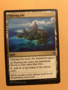 THRIVING ISLE card : Magic the Gathering MTG card; JUMPSTART 2020 NM/M