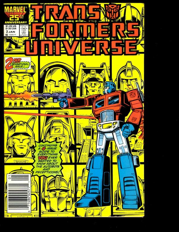 Lot Of 8 Comics Transformers Universe # 2 3 4 (2) The Movie # 2 (2) 3 (2)  WS4