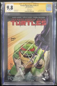 Teenage Mutant Ninja Turtles #1 CGC 9.8 EXCLUSIVE Signed BY NOAH SULT PROSHIPS
