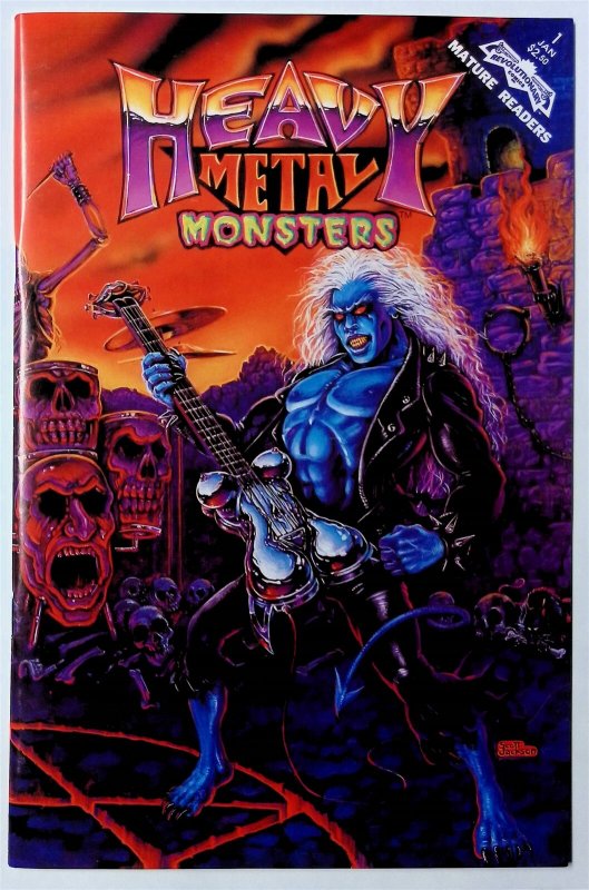 Heavy Metal Monsters #1 (Jan 1992, Revolutionary) FN/Vf