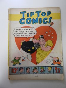 Tip Top Comics #23 (1938) FR/GD condition 4 cumulative spine split