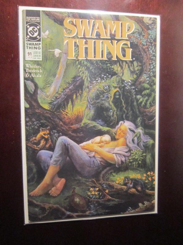 saSwamp Thing (1982 2nd Series) #91 - VF - 1990